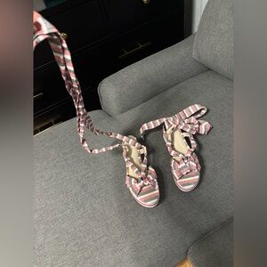 ♥️ Tie up Zara Sandals size 38!!